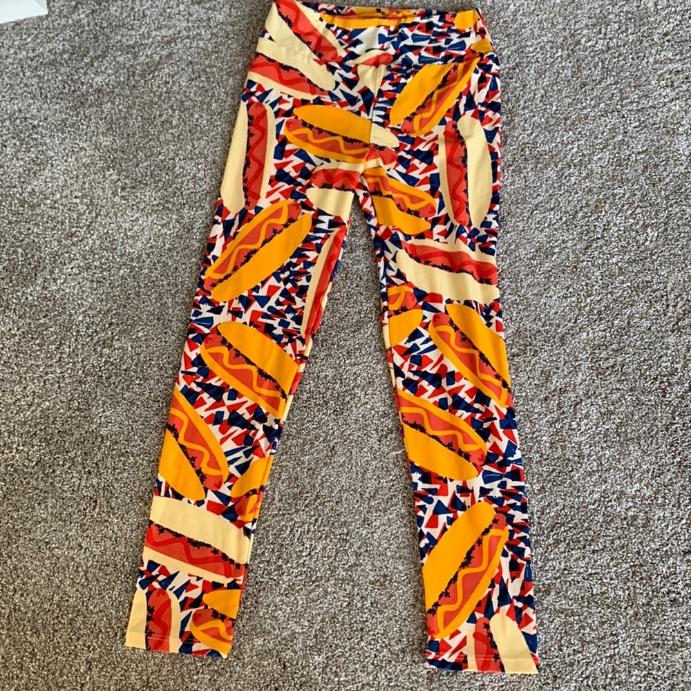 LuLaRoe Hotdog leggings